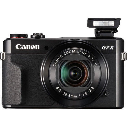 Canon PowerShot G7 X Mark II Compact Digital Camera – 20.1 MP, 4.2x Optical Zoom, F1.8, 1080p – Black
