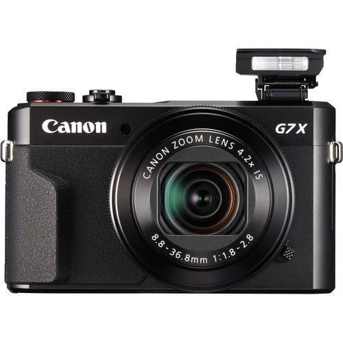 Canon PowerShot G7 X Mark II Compact Digital Camera – 20.1 MP, 4.2x Optical Zoom, F1.8, 1080p – Black