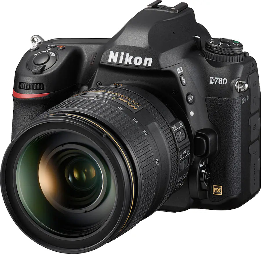 Nikon D780 Full-Frame DSLR Camera with AF-S NIKKOR 24-120mm F4G ED VR Lens – 4K Video – Black