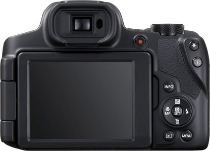 Canon PowerShot SX70 HS 20.3MP Bridge Camera with 65x Optical Zoom - Black