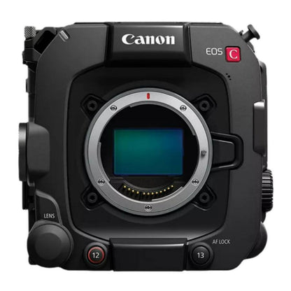 Canon EOS C400 Cinema Camera Body Only (6K Full-Frame BSI Sensor, RF Mount, 4K/6K Video, Dual Pixel AF, Wi-Fi, Black)