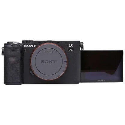 Sony Alpha a7C Full-Frame Mirrorless Camera (Body Only) – 24.2 MP with 4K Video – Black (ILCE-7C/B)