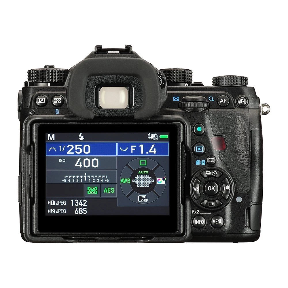 Pentax K-1 Mark II Full-Frame DSLR Camera (Body Only) – 36.4 MP with 5-Axis IBIS – Black