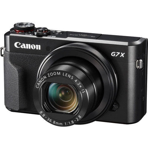 Canon PowerShot G7 X Mark II Compact Digital Camera – 20.1 MP, 4.2x Optical Zoom, F1.8, 1080p – Black