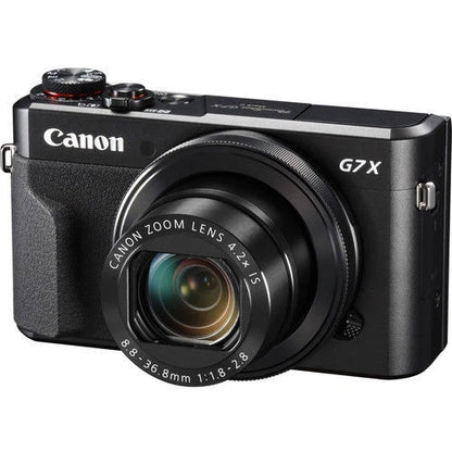Canon PowerShot G7 X Mark II Compact Digital Camera – 20.1 MP, 4.2x Optical Zoom, F1.8, 1080p – Black