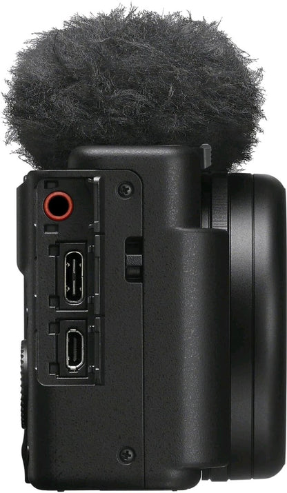 Sony ZV-1 II Vlogging Camera for Content Creators – 20.1 MP, 4K & Ultra-Wide F1.8 Zoom Lens – Black