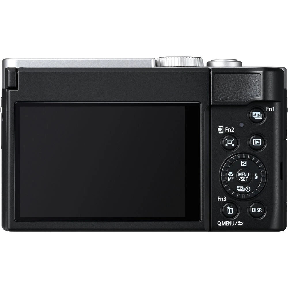 Panasonic Lumix TZ99 (ZS99) Compact Digital Camera – 50x Optical Zoom & 4K Video – Silver (DC-TZ99E-S)