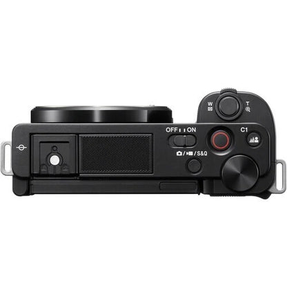 Sony Alpha ZV-E10 Mirrorless Camera Body Only (24.2MP APS-C, E-Mount, 4K Video, Real-time AF, Wi-Fi, Black)