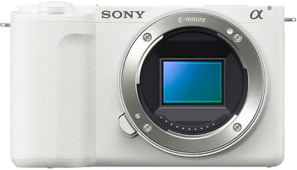 Sony Alpha ZV-E10 II APS-C Mirrorless Content Creator Camera (Body Only) – White