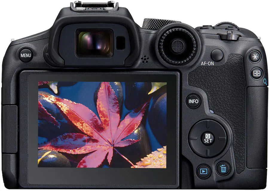 Canon EOS R7 Mirrorless Camera Body Only (32.5MP APS-C, RF Mount, 4K Video, Dual Pixel AF II, IBIS, Wi-Fi, Black)