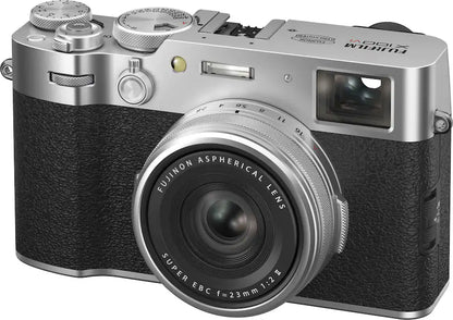 Fujifilm X-Series X100VI Compact Digital Camera – 40.2 MP APS-C with 6K Video – Silver