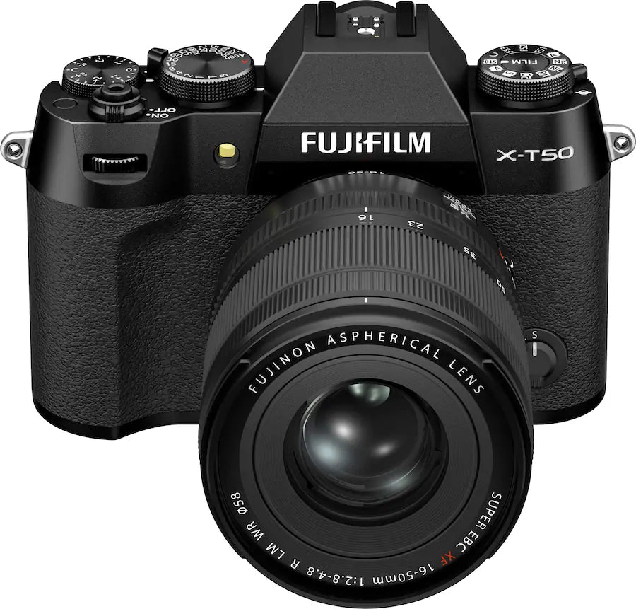 Fujifilm X-T50 Mirrorless Camera with XF 16-50mm F2.8-4.8 R LM WR Lens – 40.2 MP & 6.2K Video – Black