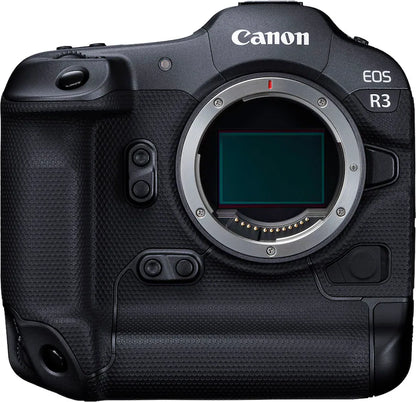 Canon EOS R3 Mirrorless Camera Body Only (24.1MP Full-Frame, RF Mount, 6K Video, Dual Pixel AF II, IBIS, Wi-Fi, Black)