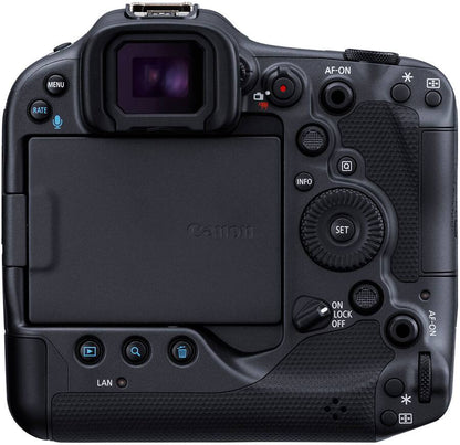 Canon EOS R3 Mirrorless Camera Body Only (24.1MP Full-Frame, RF Mount, 6K Video, Dual Pixel AF II, IBIS, Wi-Fi, Black)
