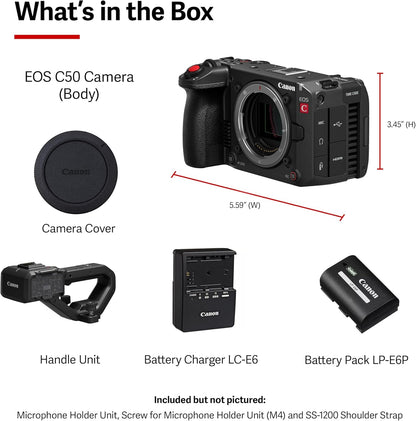 Canon EOS C50 Cinema Camera - Body Only