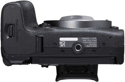 Canon EOS R10 Mirrorless Camera Body Only (24.2MP APS-C, RF Mount, 4K Video, Dual Pixel AF II, Wi-Fi, Black)