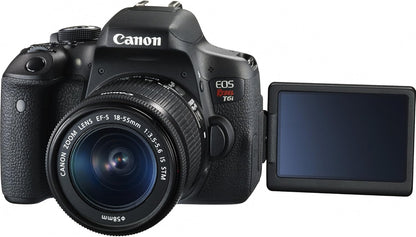 Canon EOS Rebel T6i Digital SLR Camera with EF-S 18-55mm f/3.5-5.6 IS STM Lens - Wi-Fi Enabled