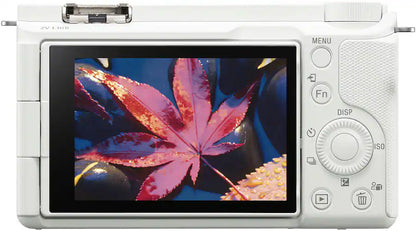 Sony Alpha ZV-E10 II APS-C Mirrorless Content Creator Camera (Body Only) – White