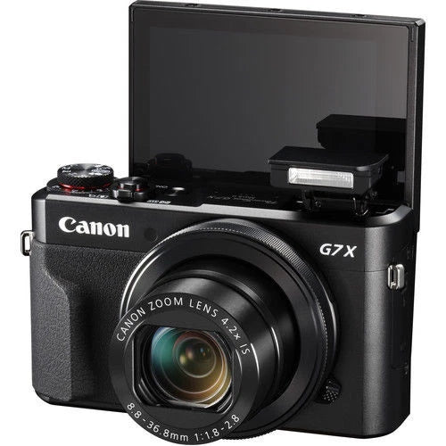 Canon PowerShot G7 X Mark II Compact Digital Camera – 20.1 MP, 4.2x Optical Zoom, F1.8, 1080p – Black