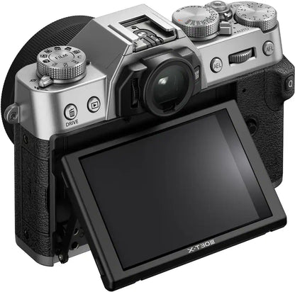 Fujifilm X-T30 III Mirrorless Camera with XC 13-33mm F3.5-6.3 OIS Lens Kit & 6K Video – Silver