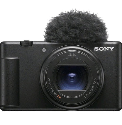 Sony ZV-1 II Vlogging Camera for Content Creators – 20.1 MP, 4K & Ultra-Wide F1.8 Zoom Lens – Black
