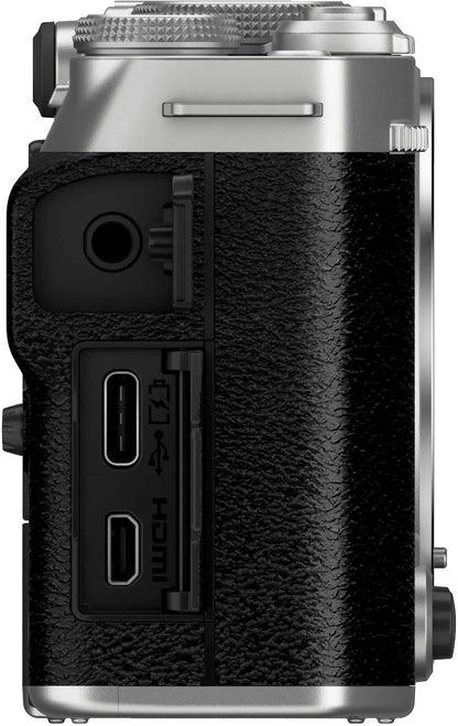 Fujifilm X-M5 APS-C Mirrorless Camera (Body Only) – 26.1 MP with 6.2K Video – Silver