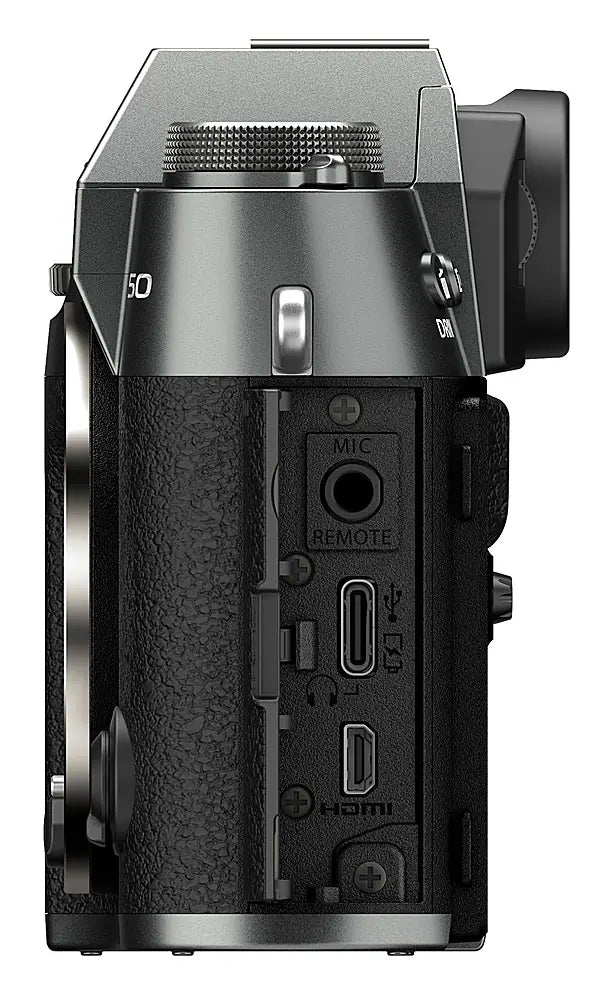 Fujifilm X-T50 APS-C Mirrorless Camera (Body Only) – 40.2 MP & 6.2K Video – Charcoal Silver