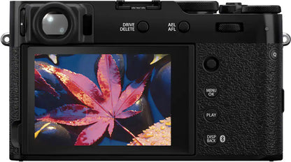 Fujifilm X-Series X100VI Compact Digital Camera – 40.2 MP APS-C with 6K Video – Black