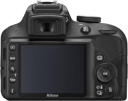 Nikon D3300 24.2MP HD 1080p DSLR Camera - Body Only, Black