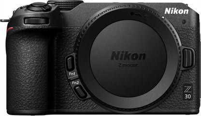 Nikon Z 30 - Compact Lightweight Mirrorless Stills & Video Camera - Body Only
