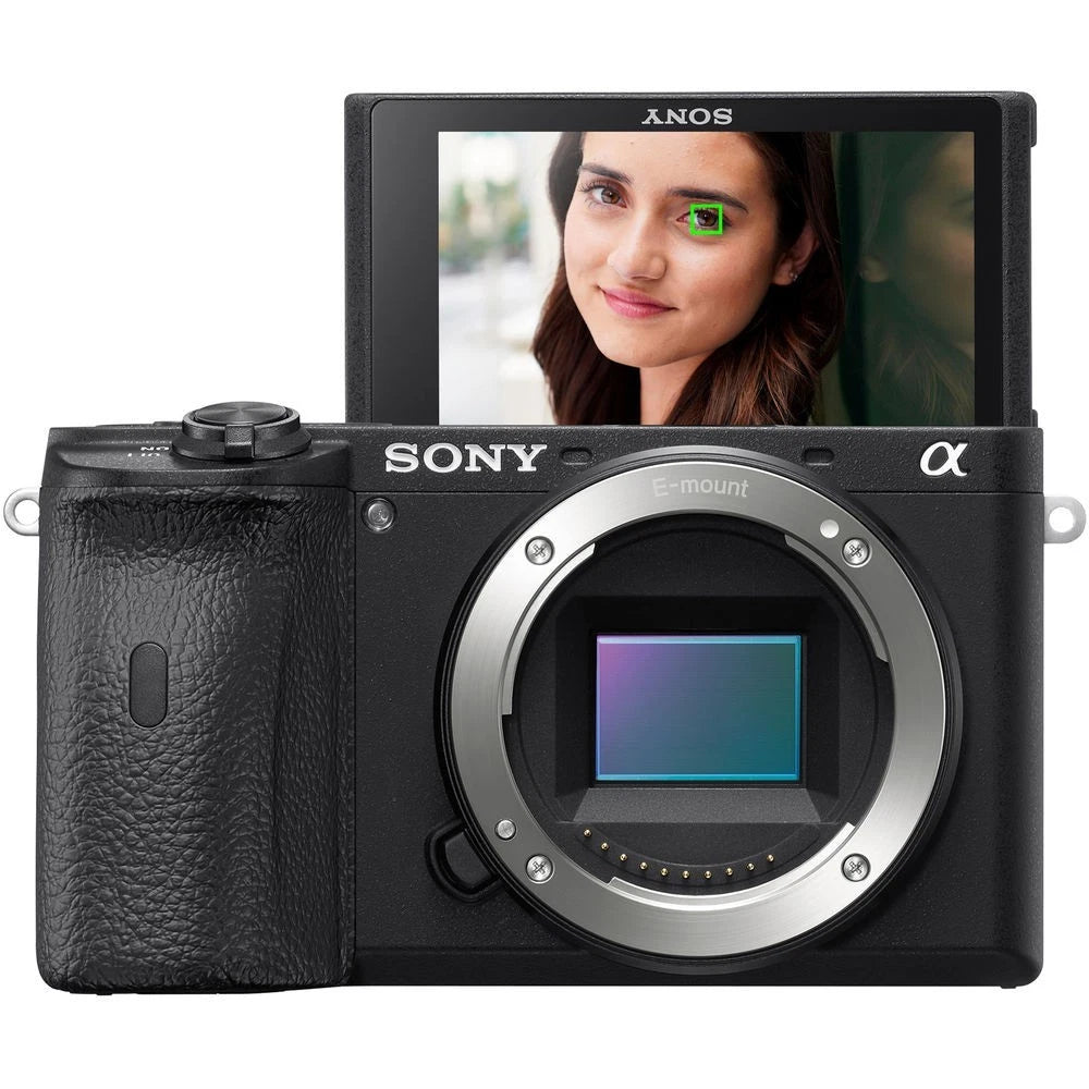 Sony Alpha a6600 Mirrorless Camera Body Only (24.2MP APS-C, E-Mount, 4K Video, Real-time AF, IBIS, Wi-Fi, Black)