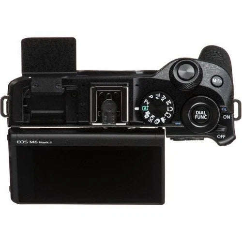Canon EOS M6 Mark II Mirrorless Camera Body Only (32.5MP APS-C, EF-M Mount, 4K Video, Dual Pixel AF, Wi-Fi, Black)