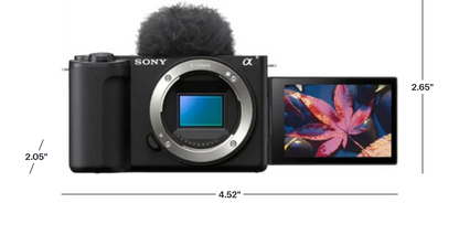 Sony Alpha ZV-E10 II Mirrorless Camera Body Only (26MP APS-C, E-Mount, 4K Video, Real-time AF, Wi-Fi, Black)