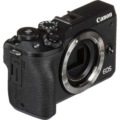 Canon EOS M6 Mark II Mirrorless Camera Body Only (32.5MP APS-C, EF-M Mount, 4K Video, Dual Pixel AF, Wi-Fi, Black)