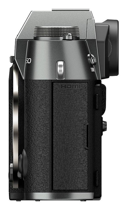 Fujifilm X-T50 APS-C Mirrorless Camera (Body Only) – 40.2 MP & 6.2K Video – Charcoal Silver