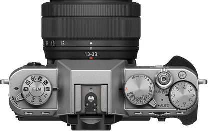 Fujifilm X-T30 III Mirrorless Camera with XC 13-33mm F3.5-6.3 OIS Lens Kit & 6K Video – Silver