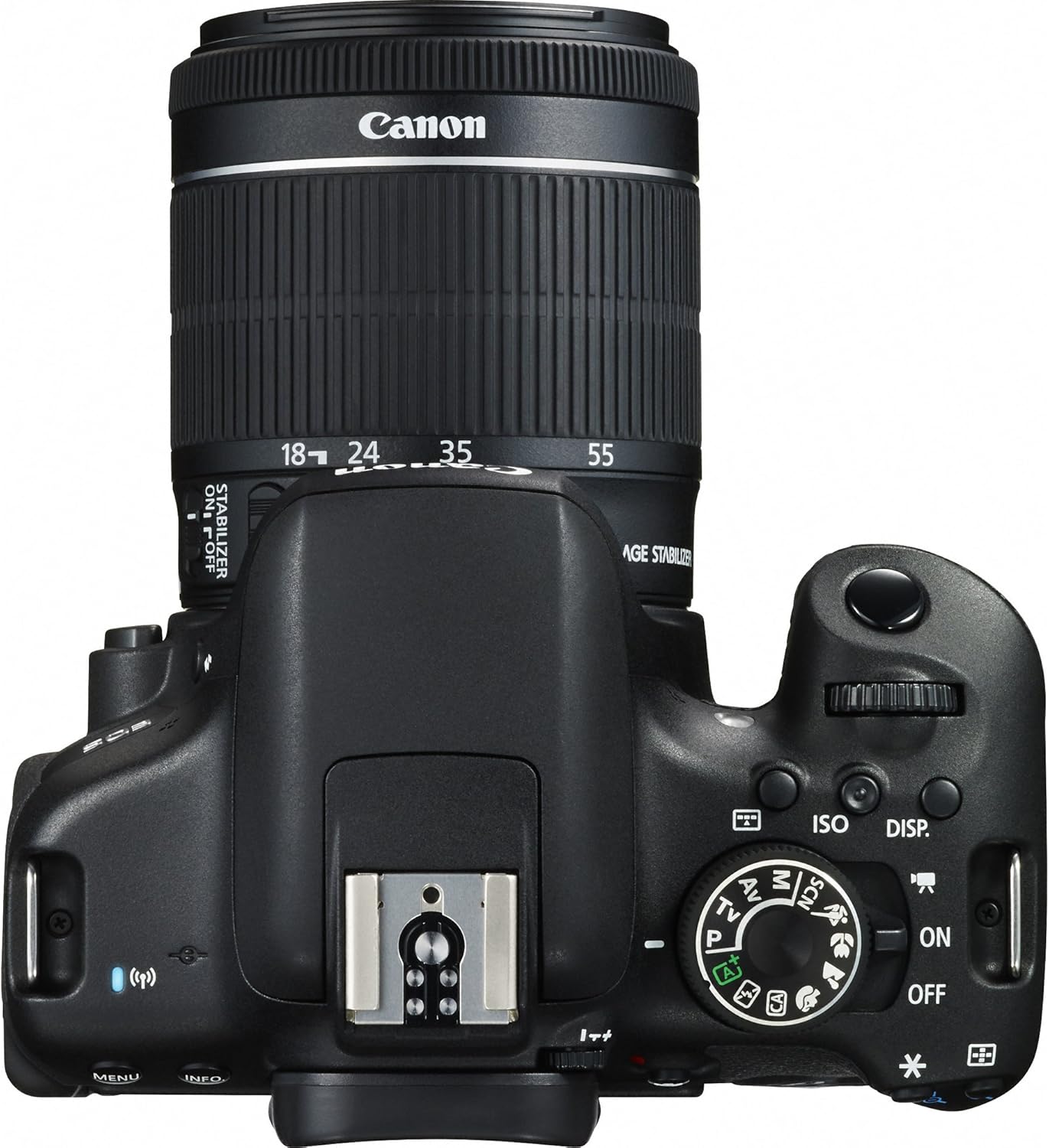 Canon EOS Rebel T6i Digital SLR Camera with EF-S 18-55mm f/3.5-5.6 IS STM Lens - Wi-Fi Enabled