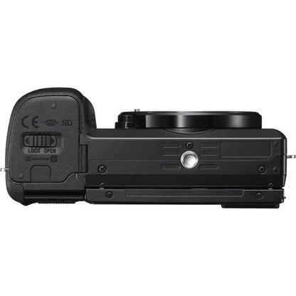 Sony Alpha a6100 Mirrorless Camera Body Only (24.2MP APS-C, E-Mount, 4K Video, Real-time AF, Wi-Fi, Black)