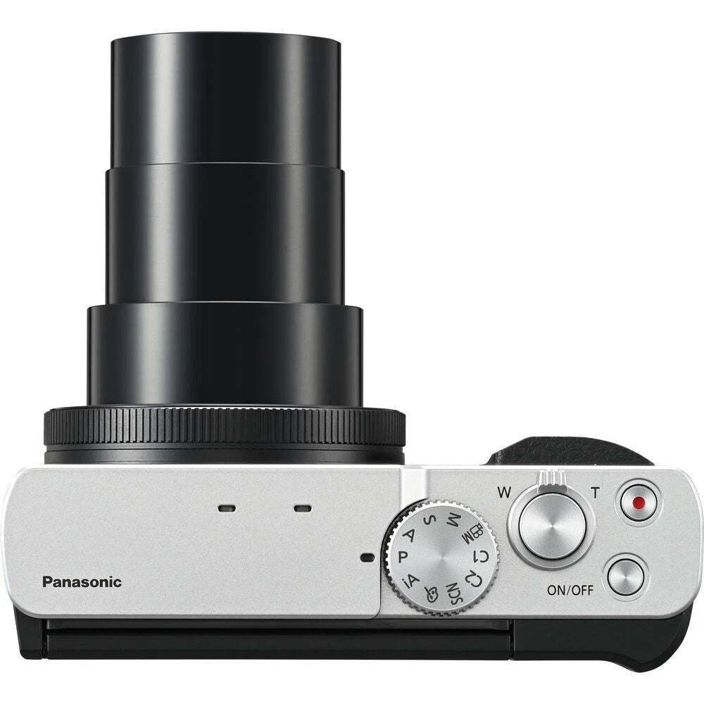 Panasonic Lumix TZ99 (ZS99) Compact Digital Camera – 50x Optical Zoom & 4K Video – Silver (DC-TZ99E-S)