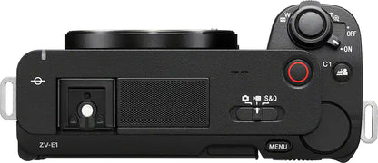 Sony Alpha ZV-E1 Mirrorless Camera Body Only (12.1MP Full-Frame, E-Mount, 4K Video, Real-time AF, IBIS, Wi-Fi, Black)