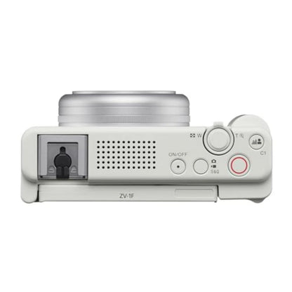 Sony ZV-1F Vlogging Digital Camera – 20.1 MP with 4K Video & F2.0 Ultra-Wide Lens – White