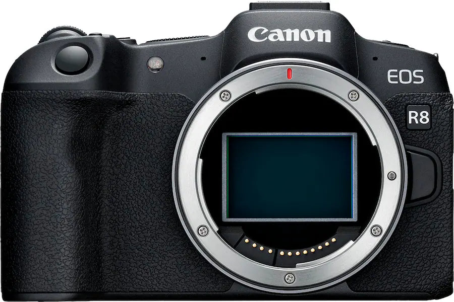 Canon EOS R8 Mirrorless Camera Body Only (24.2MP Full-Frame, RF Mount, 4K Video, Dual Pixel AF II, Wi-Fi, Black)