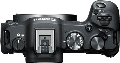 Canon EOS R8 Mirrorless Camera Body Only (24.2MP Full-Frame, RF Mount, 4K Video, Dual Pixel AF II, Wi-Fi, Black)