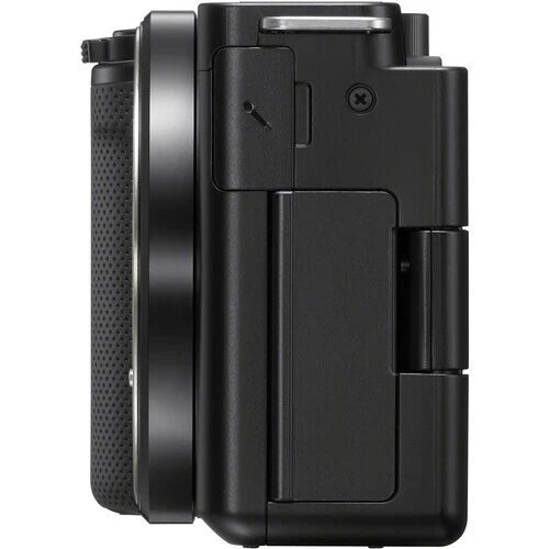 Sony Alpha ZV-E10 Mirrorless Camera Body Only (24.2MP APS-C, E-Mount, 4K Video, Real-time AF, Wi-Fi, Black)