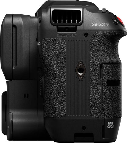 Canon EOS C70 Cinema Camera Body Only (Super 35mm DGO Sensor, RF Mount, 4K Video, Dual Pixel AF, Wi-Fi, Black)