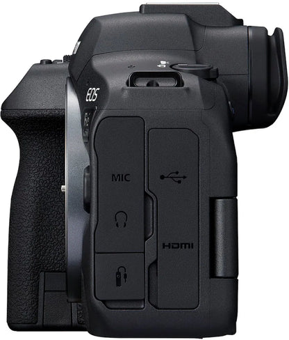 Canon EOS R6 Mark II Mirrorless Camera Body Only (24.2MP Full-Frame, RF Mount, 4K Video, Dual Pixel AF II, IBIS, Wi-Fi, Black)