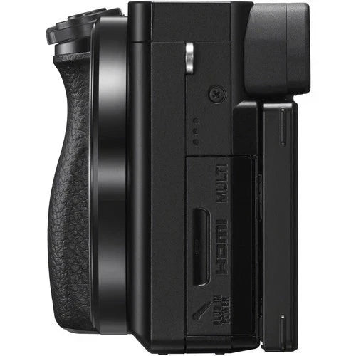 Sony Alpha a6100 Mirrorless Camera Body Only (24.2MP APS-C, E-Mount, 4K Video, Real-time AF, Wi-Fi, Black)