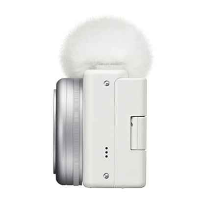 Sony ZV-1F Vlogging Digital Camera – 20.1 MP with 4K Video & F2.0 Ultra-Wide Lens – White