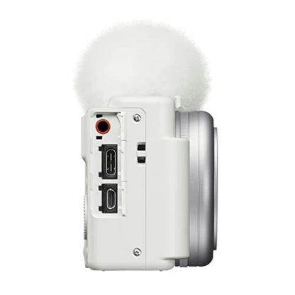 Sony ZV-1F Vlogging Digital Camera – 20.1 MP with 4K Video & F2.0 Ultra-Wide Lens – White