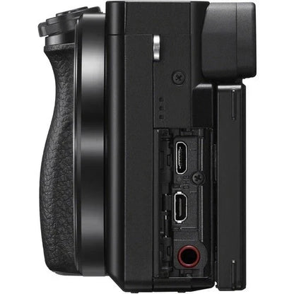 Sony Alpha a6100 Mirrorless Camera Body Only (24.2MP APS-C, E-Mount, 4K Video, Real-time AF, Wi-Fi, Black)